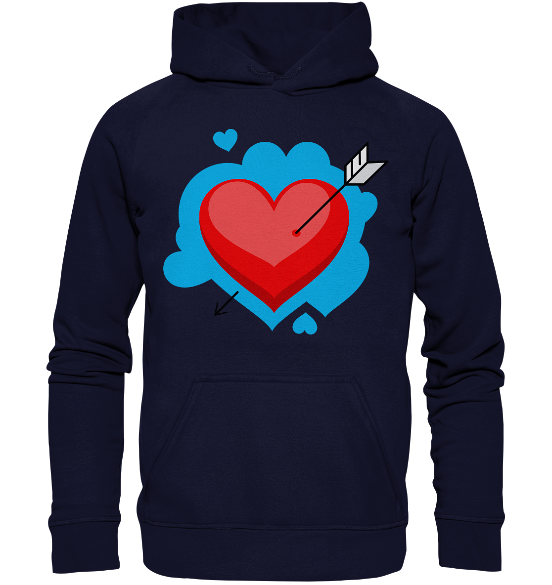 Heart - Basic Unisex Hoodie