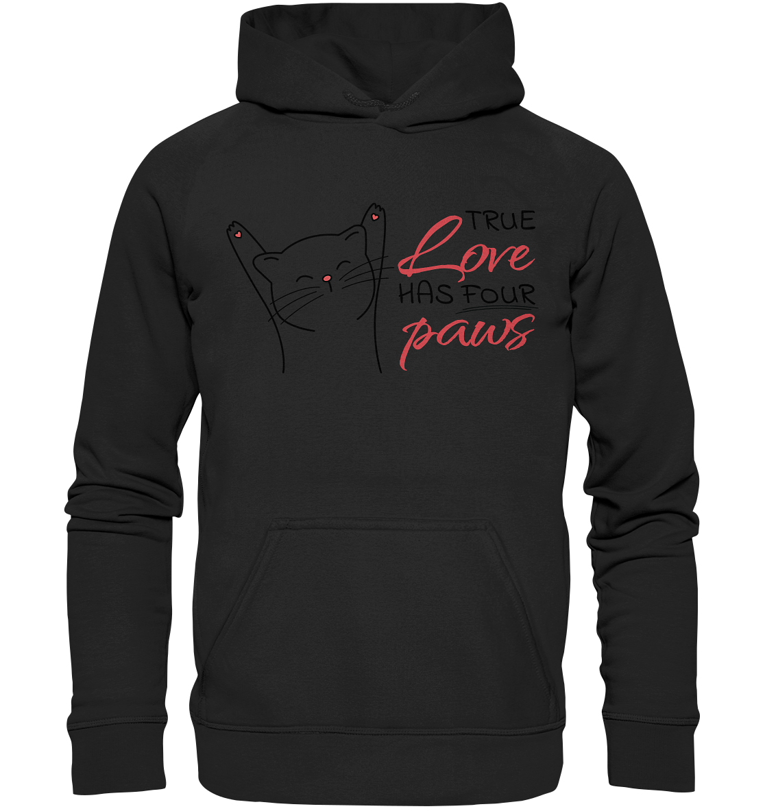 True Paw Love - Basic Unisex Hoodie