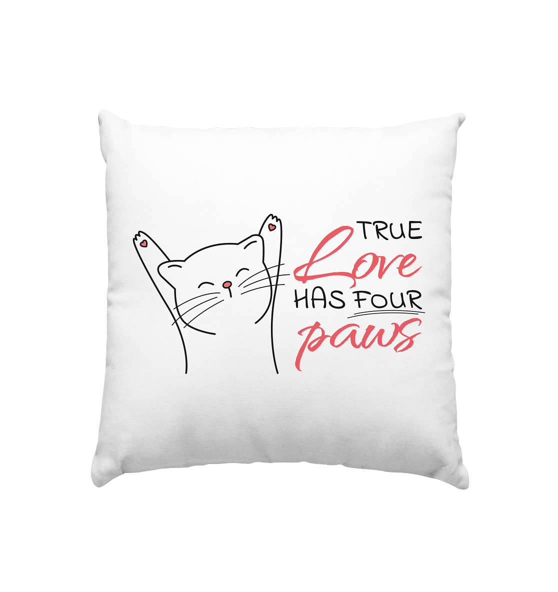True Paw Love - Kissen 40x40cm