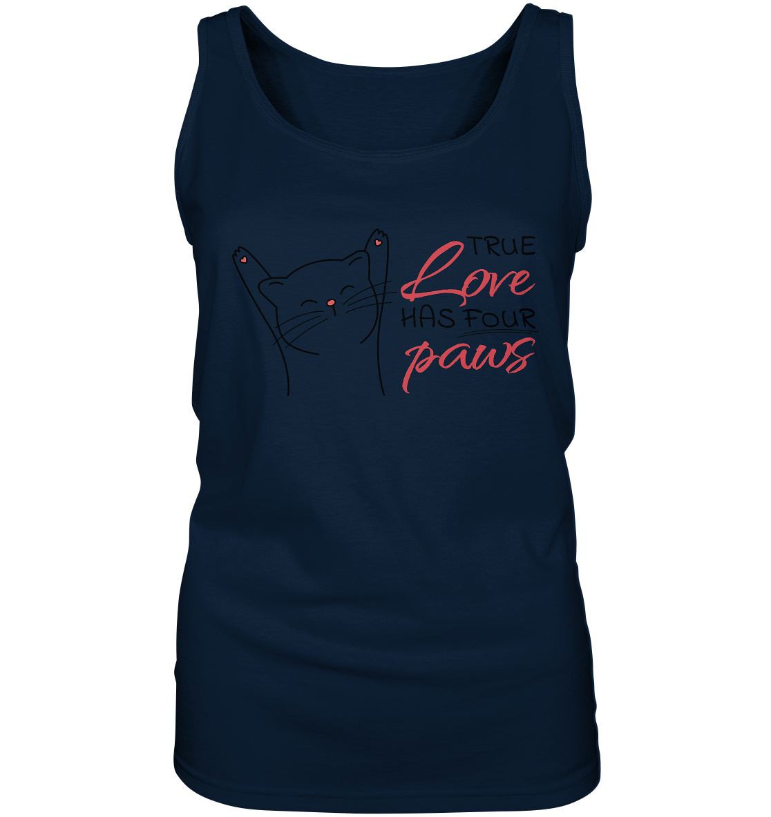 True Paw Love - Ladies Tank-Top