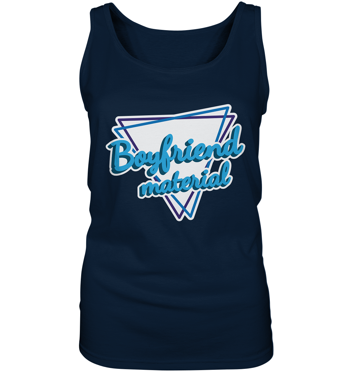 Boyfriend material - Ladies Tank-Top