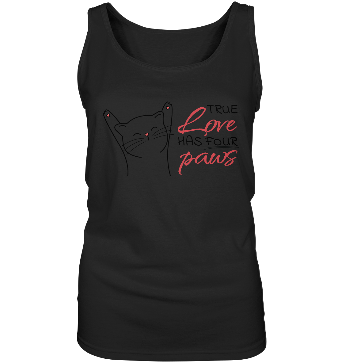 True Paw Love - Ladies Tank-Top