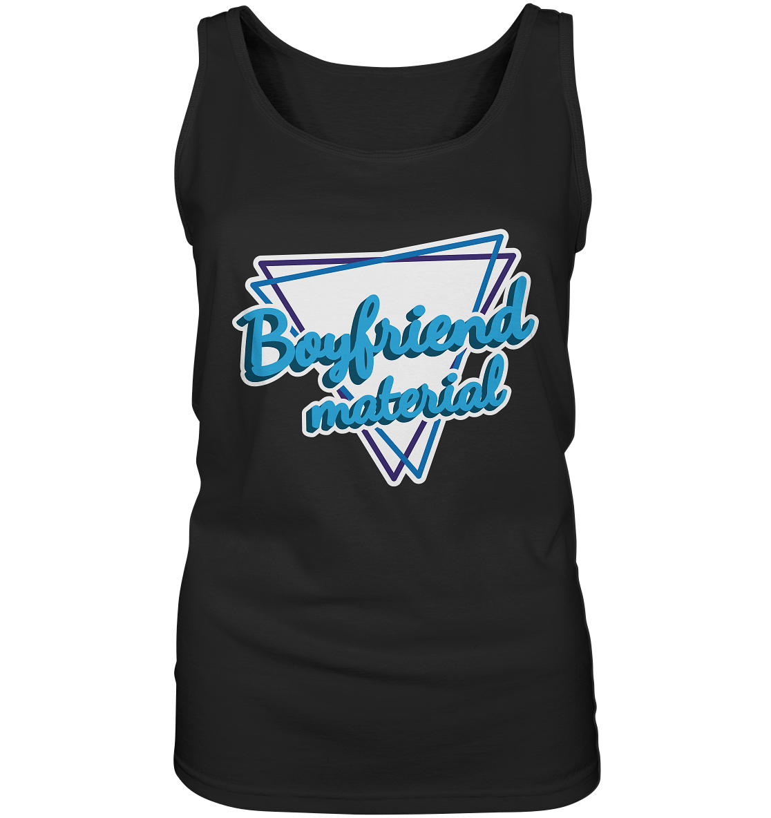 Boyfriend material - Ladies Tank-Top