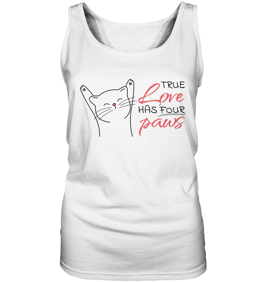True Paw Love - Ladies Tank-Top