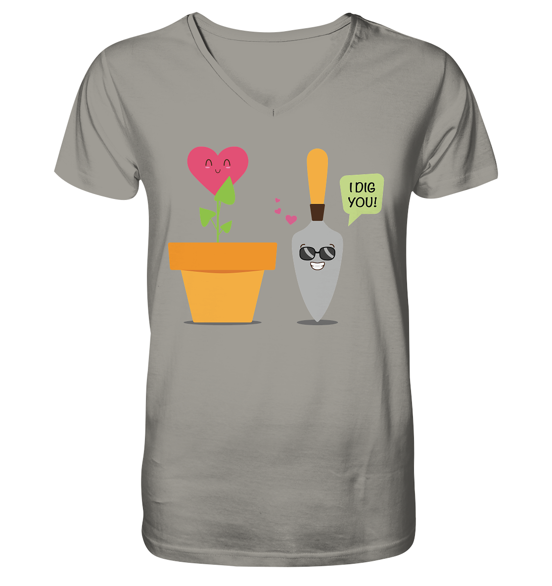 I dig you - V-Neck Shirt
