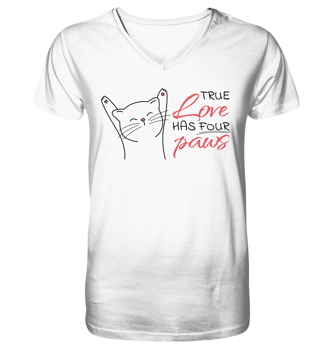True Paw Love - V-Neck Shirt