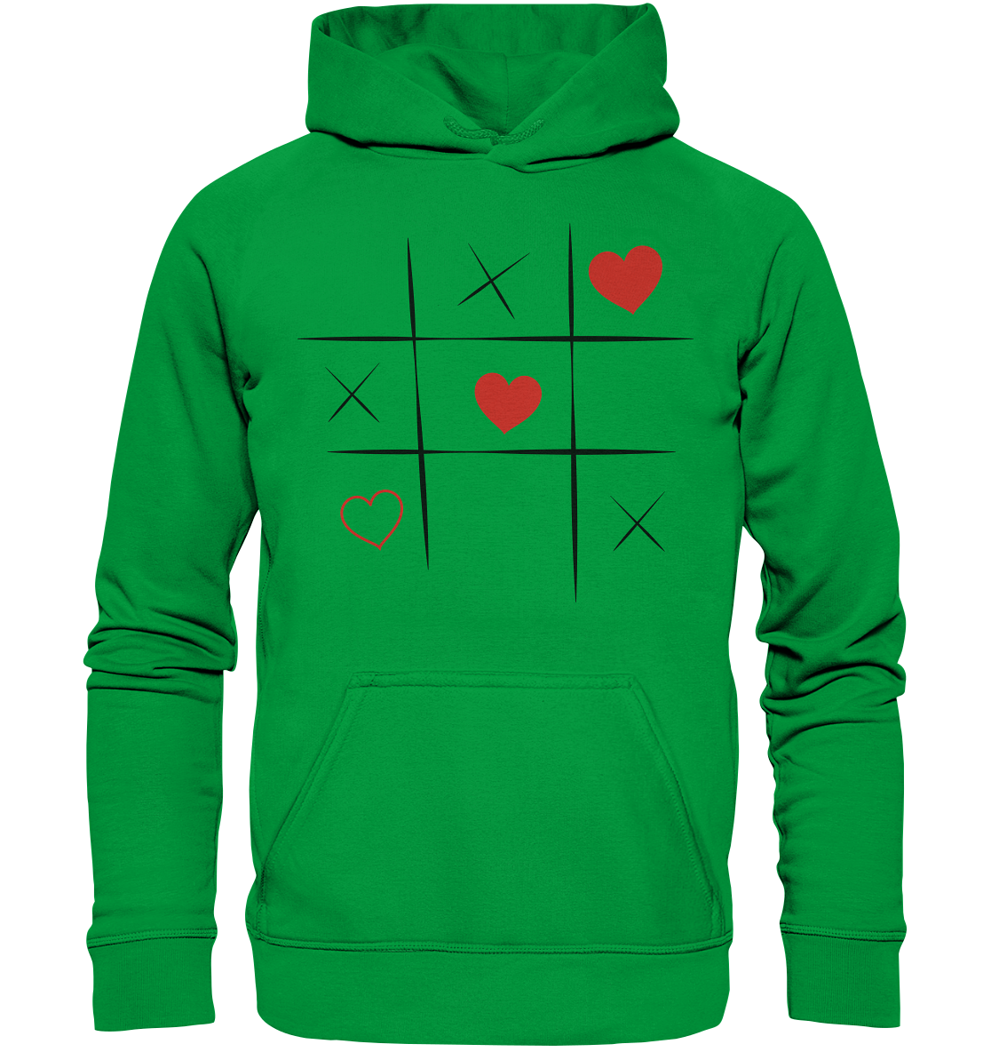 Tic-Tac-Love - Basic Unisex Hoodie