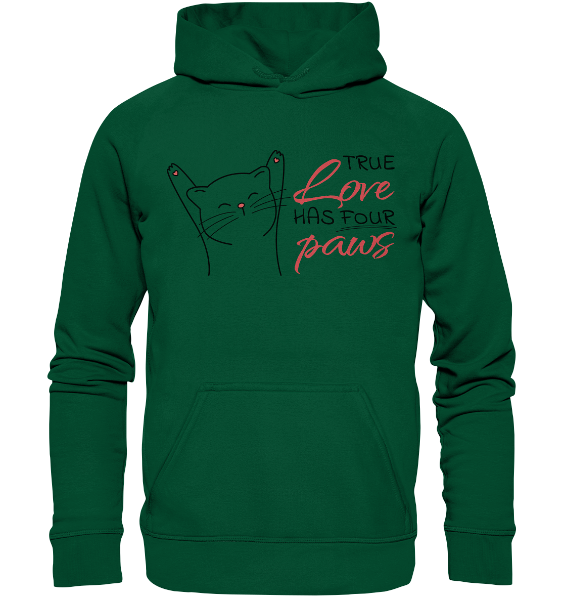 True Paw Love - Basic Unisex Hoodie