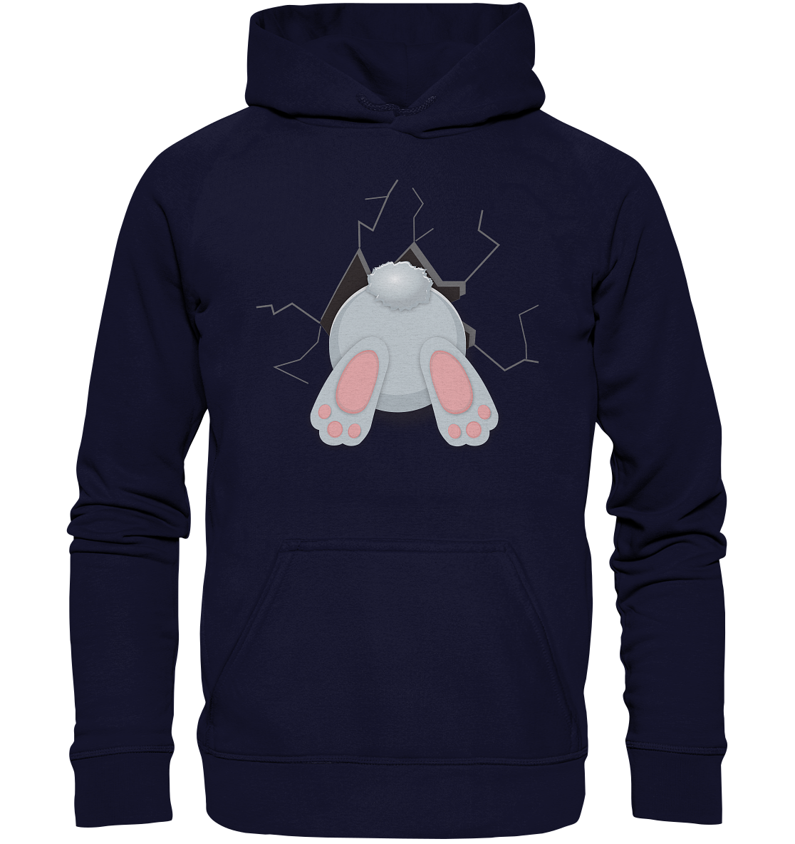 Easter Backside - Basic Unisex Hoodie