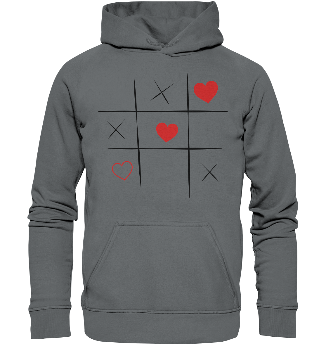 Tic-Tac-Love - Basic Unisex Hoodie