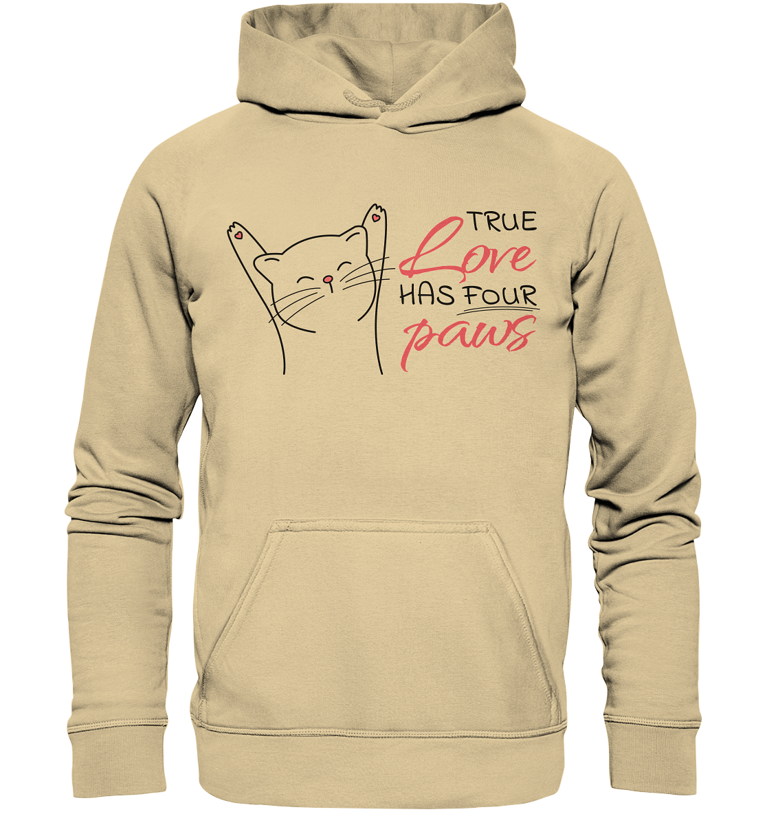 True Paw Love - Basic Unisex Hoodie