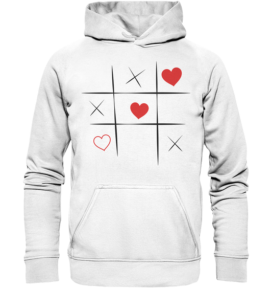 Tic-Tac-Love - Basic Unisex Hoodie