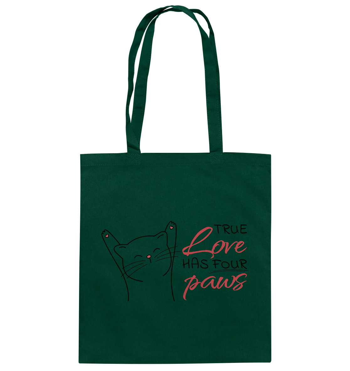 True Paw Love - Baumwolltasche