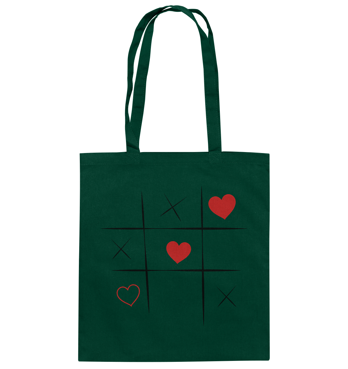 Tic-Tac-Love - Baumwolltasche