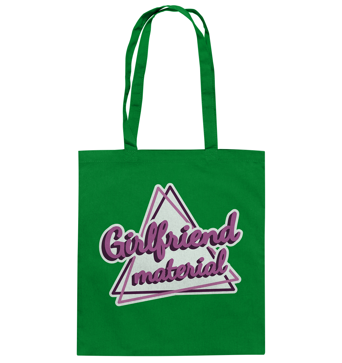 Girlfriend material - Baumwolltasche