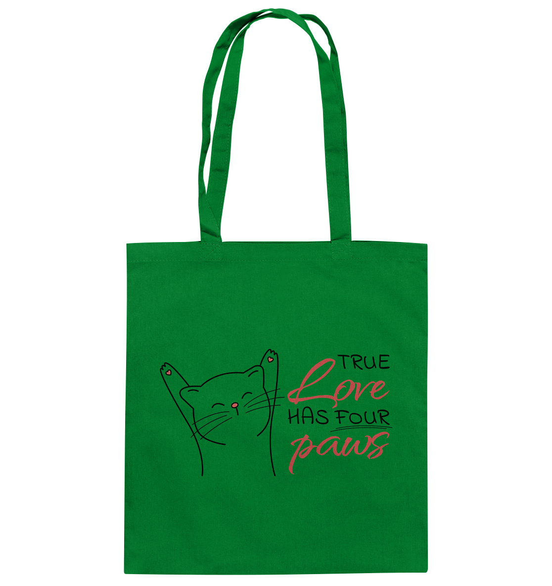 True Paw Love - Baumwolltasche