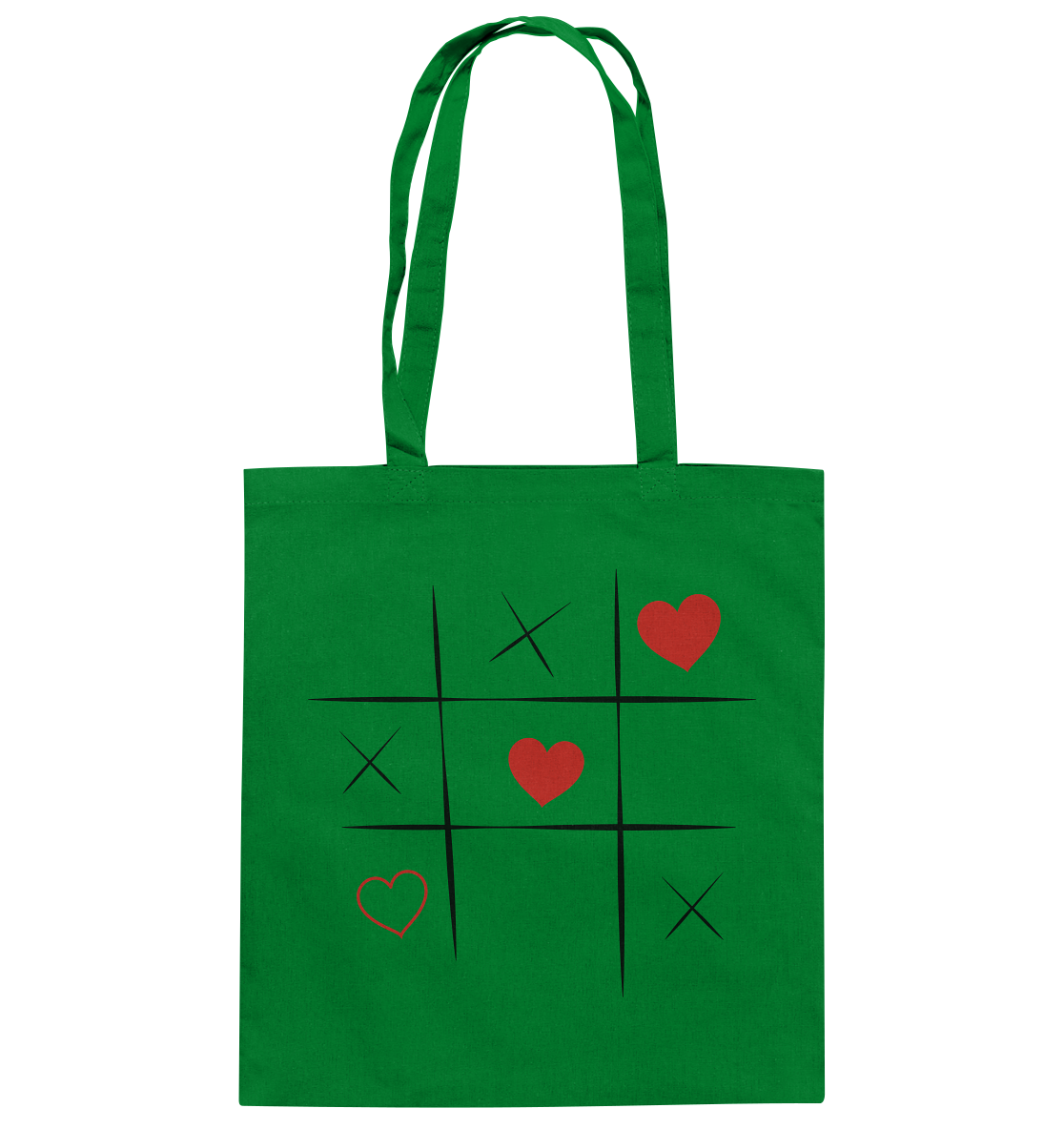 Tic-Tac-Love - Baumwolltasche