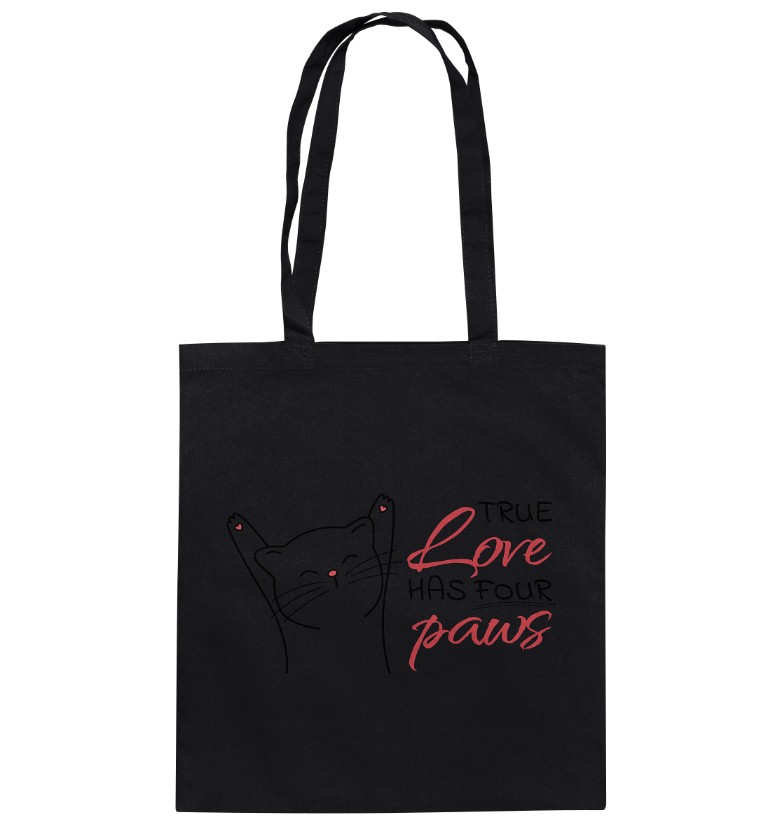 True Paw Love - Baumwolltasche