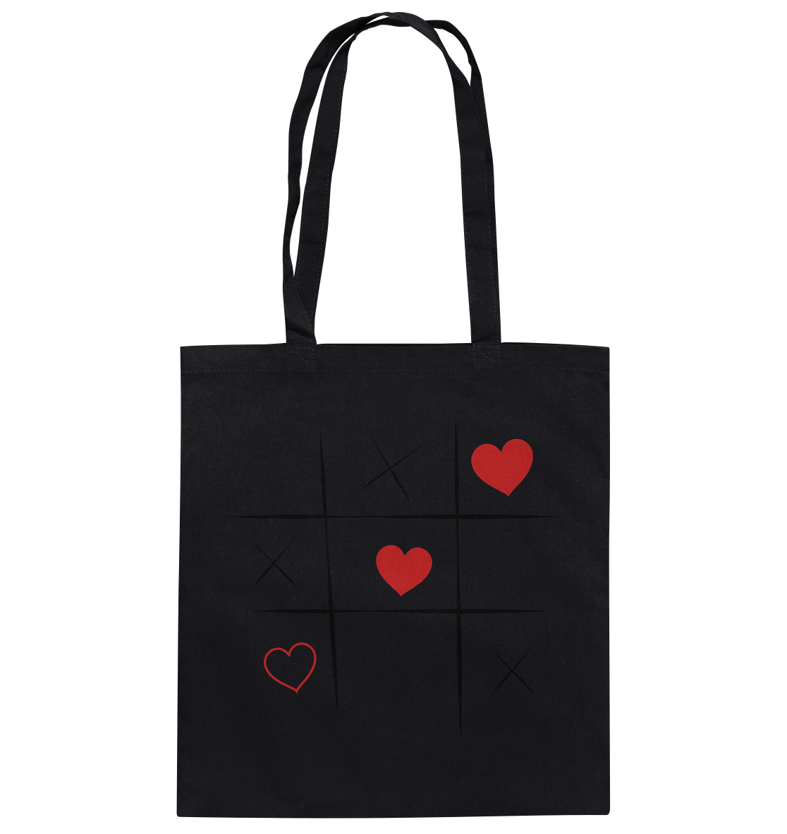 Tic-Tac-Love - Baumwolltasche