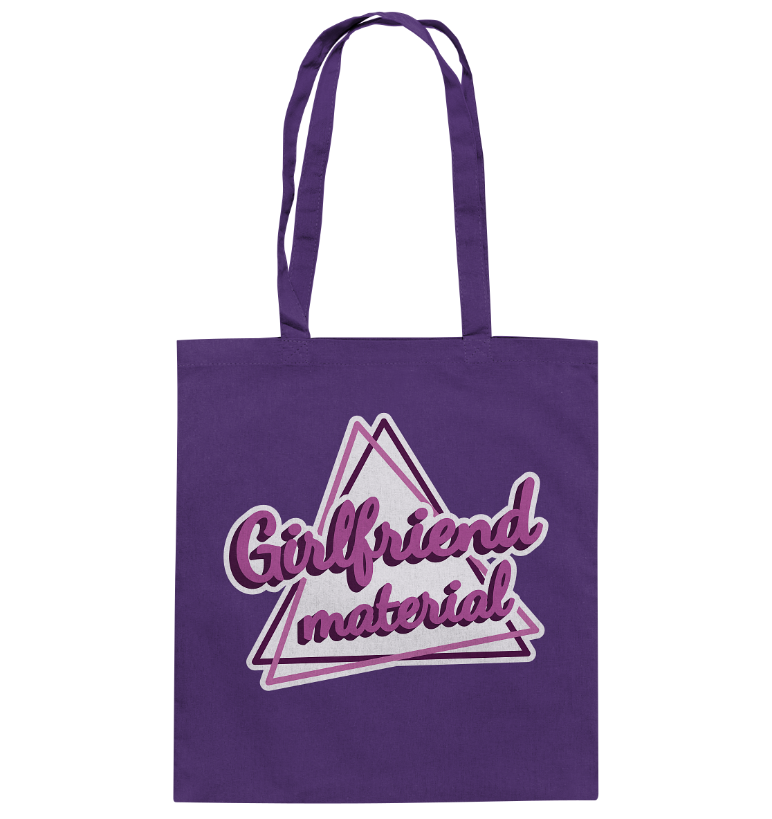 Girlfriend material - Baumwolltasche