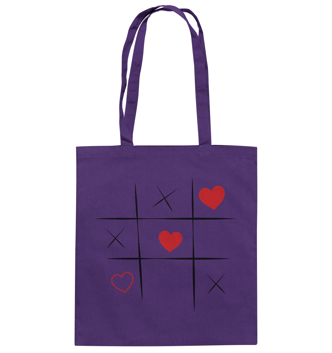 Tic-Tac-Love - Baumwolltasche