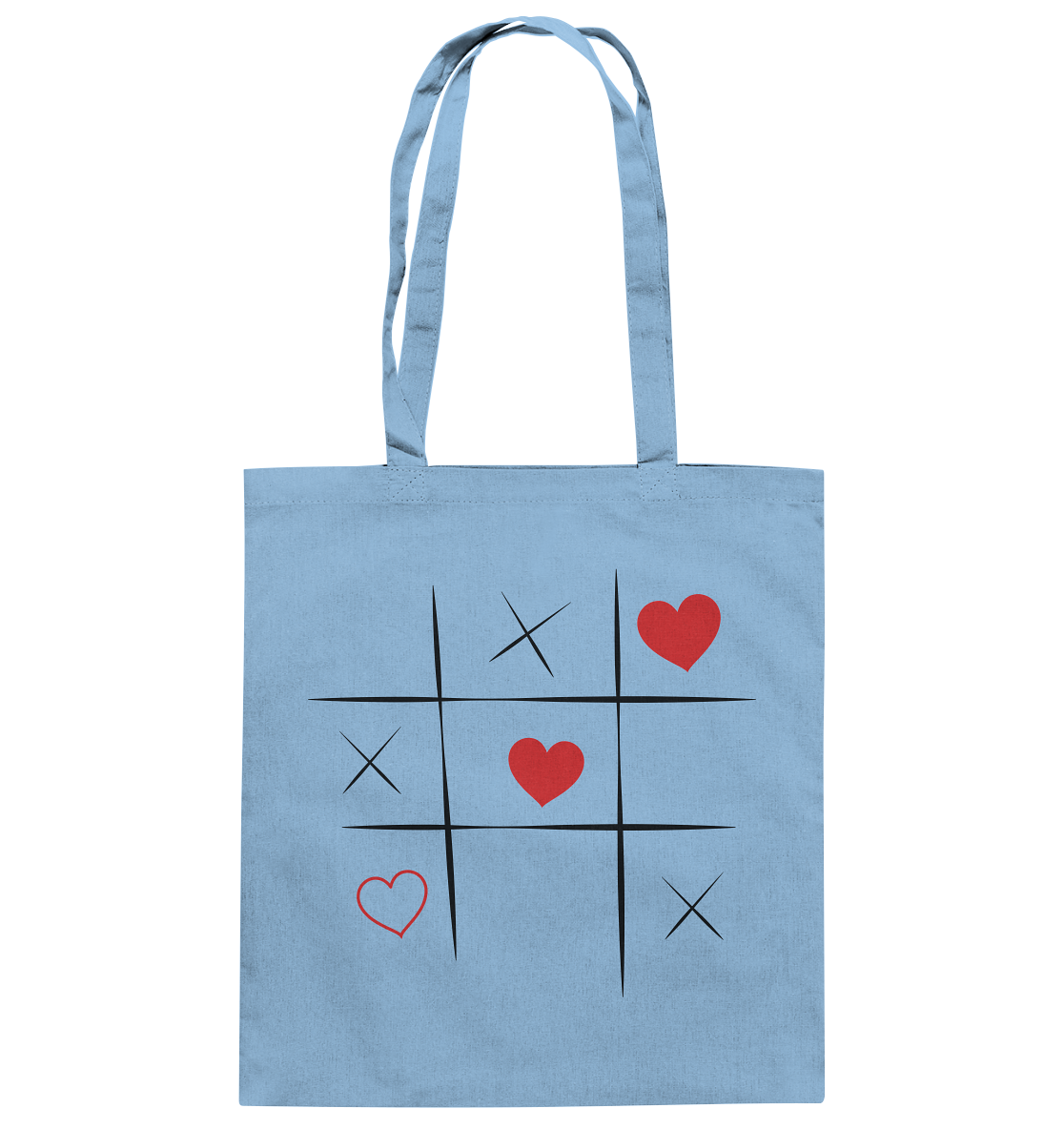 Tic-Tac-Love - Baumwolltasche