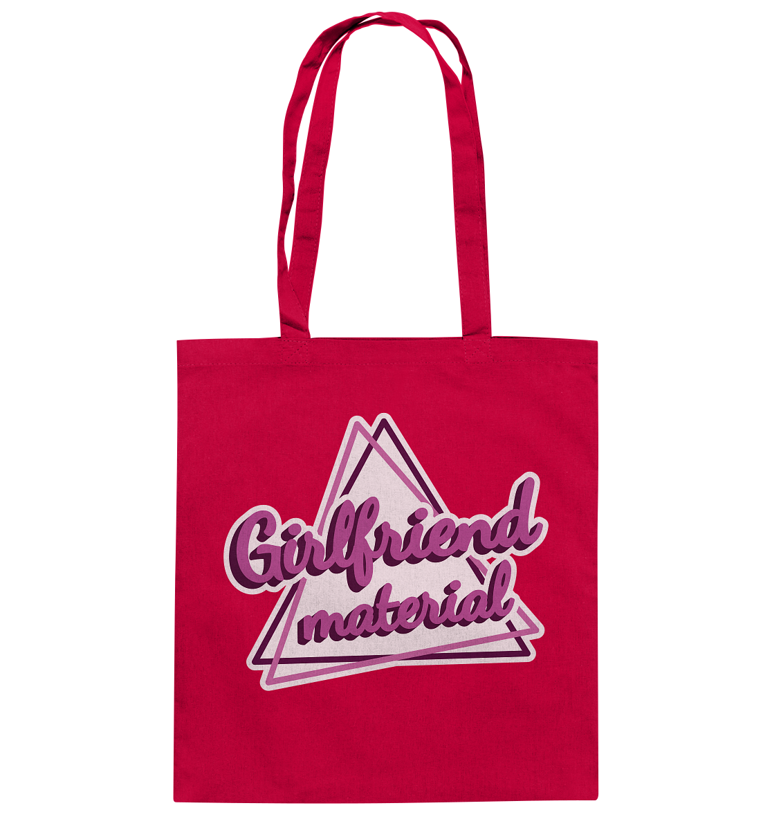 Girlfriend material - Baumwolltasche