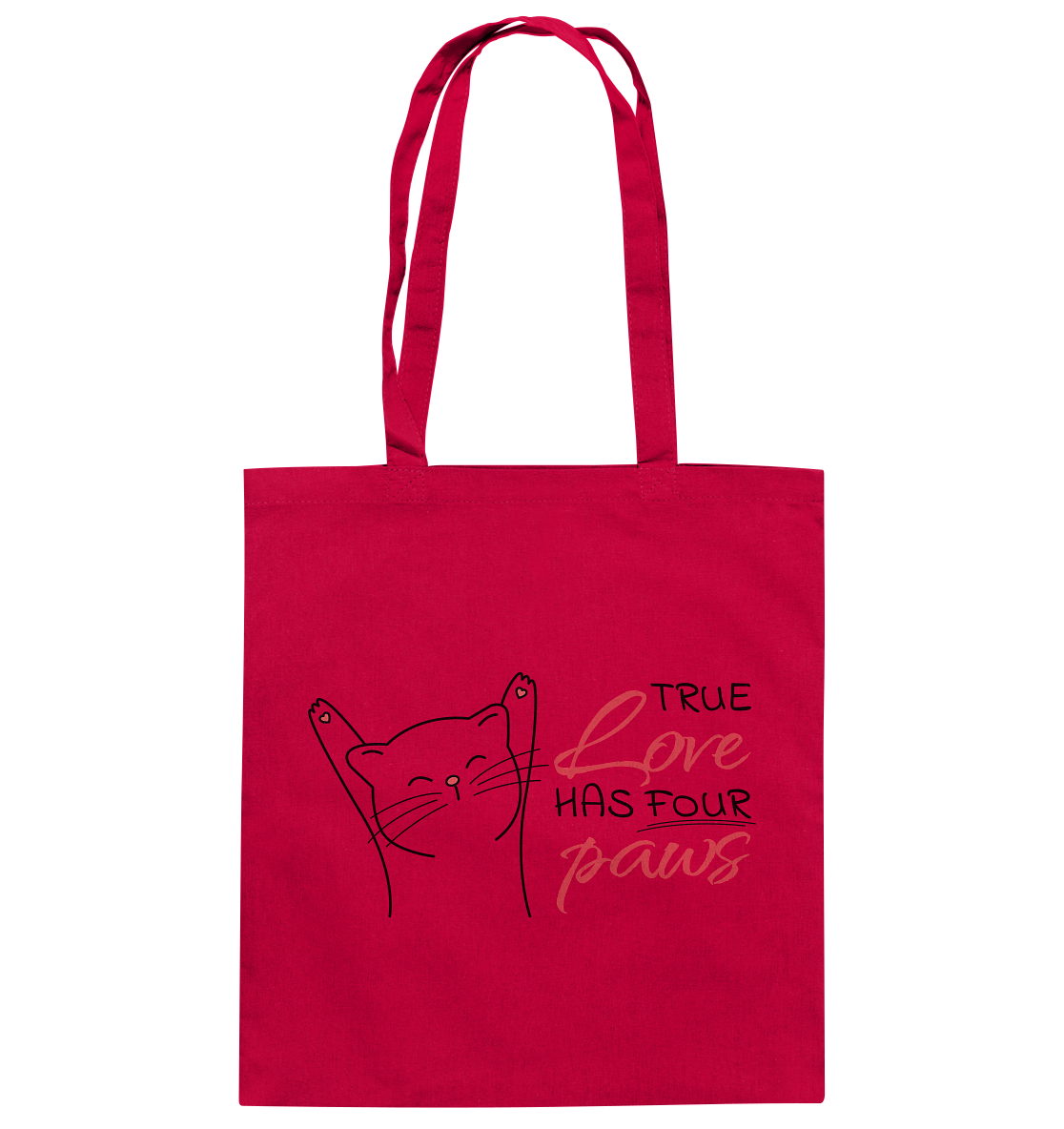 True Paw Love - Baumwolltasche