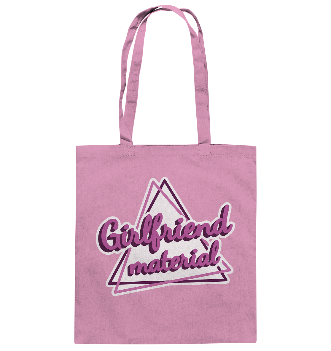 Girlfriend material - Baumwolltasche