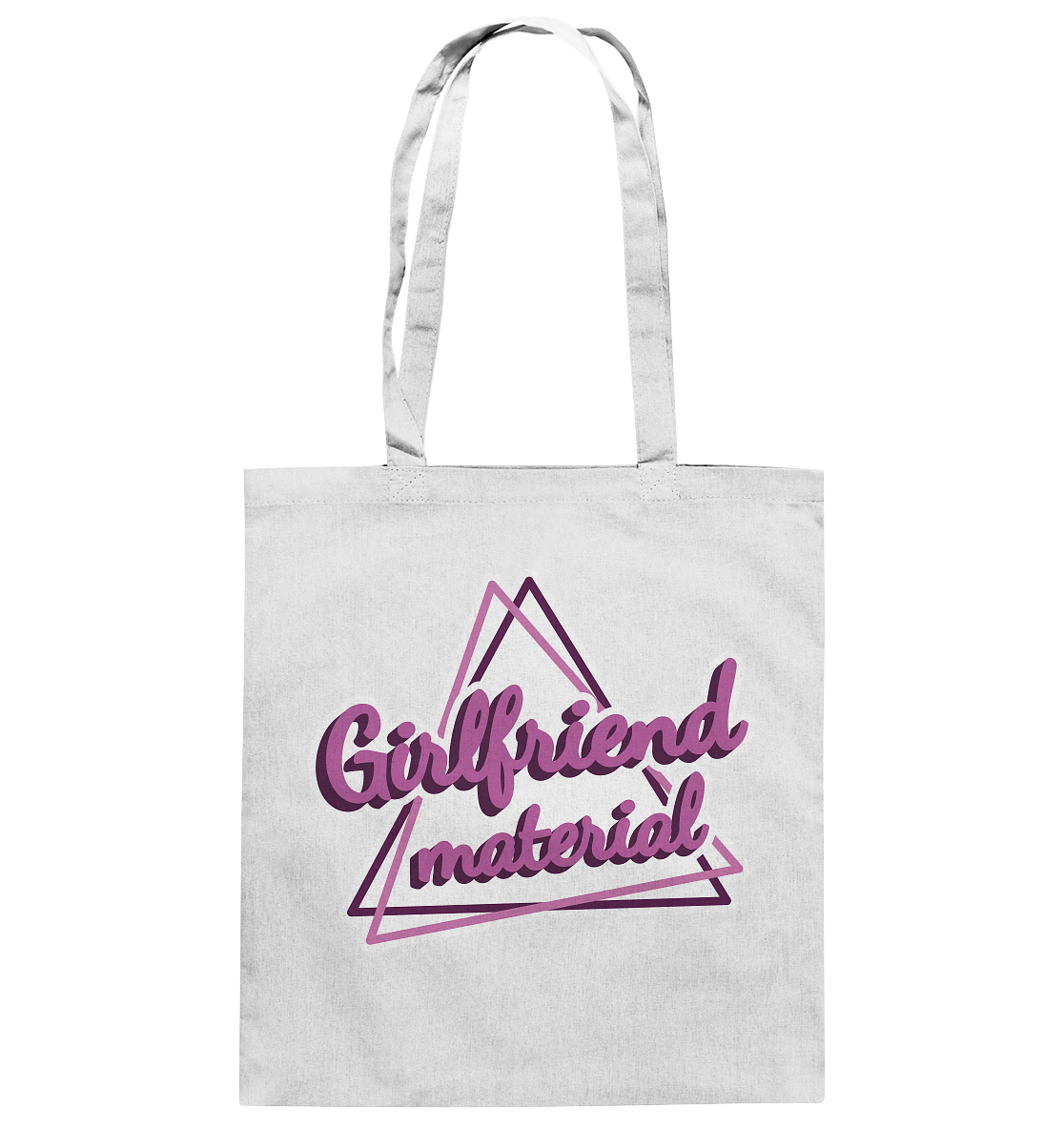 Girlfriend material - Baumwolltasche