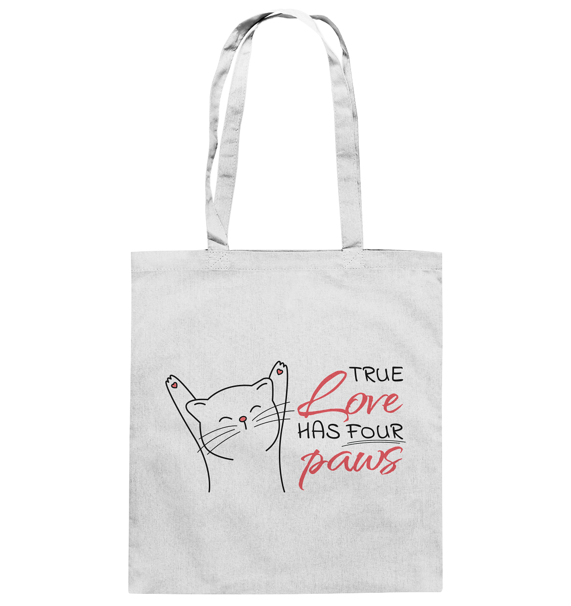 True Paw Love - Baumwolltasche