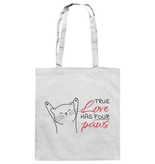 True Paw Love - Baumwolltasche