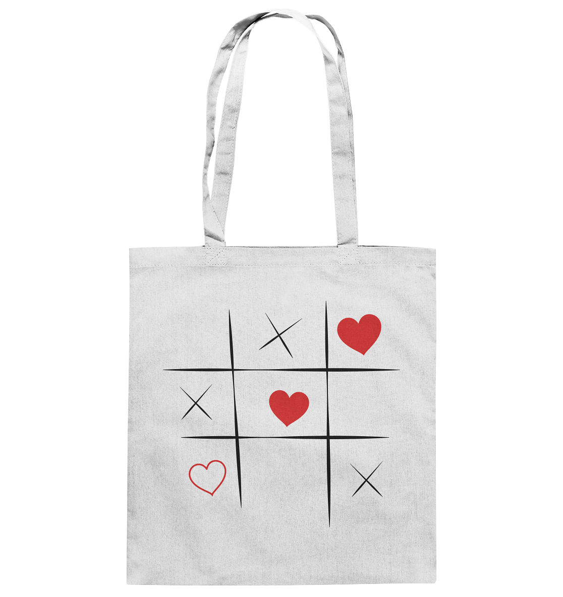 Tic-Tac-Love - Baumwolltasche