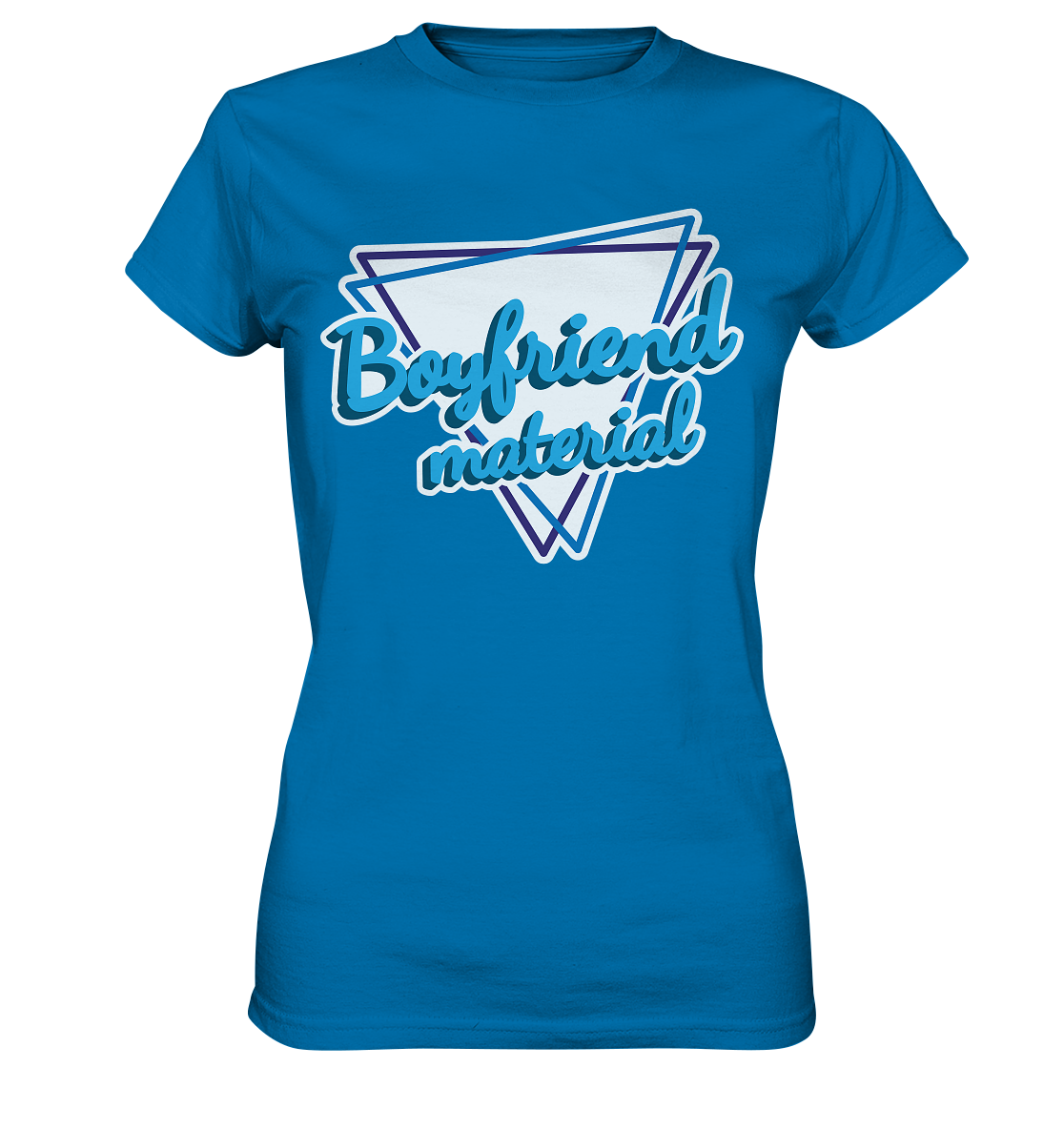 Boyfriend material - Ladies Premium Shirt