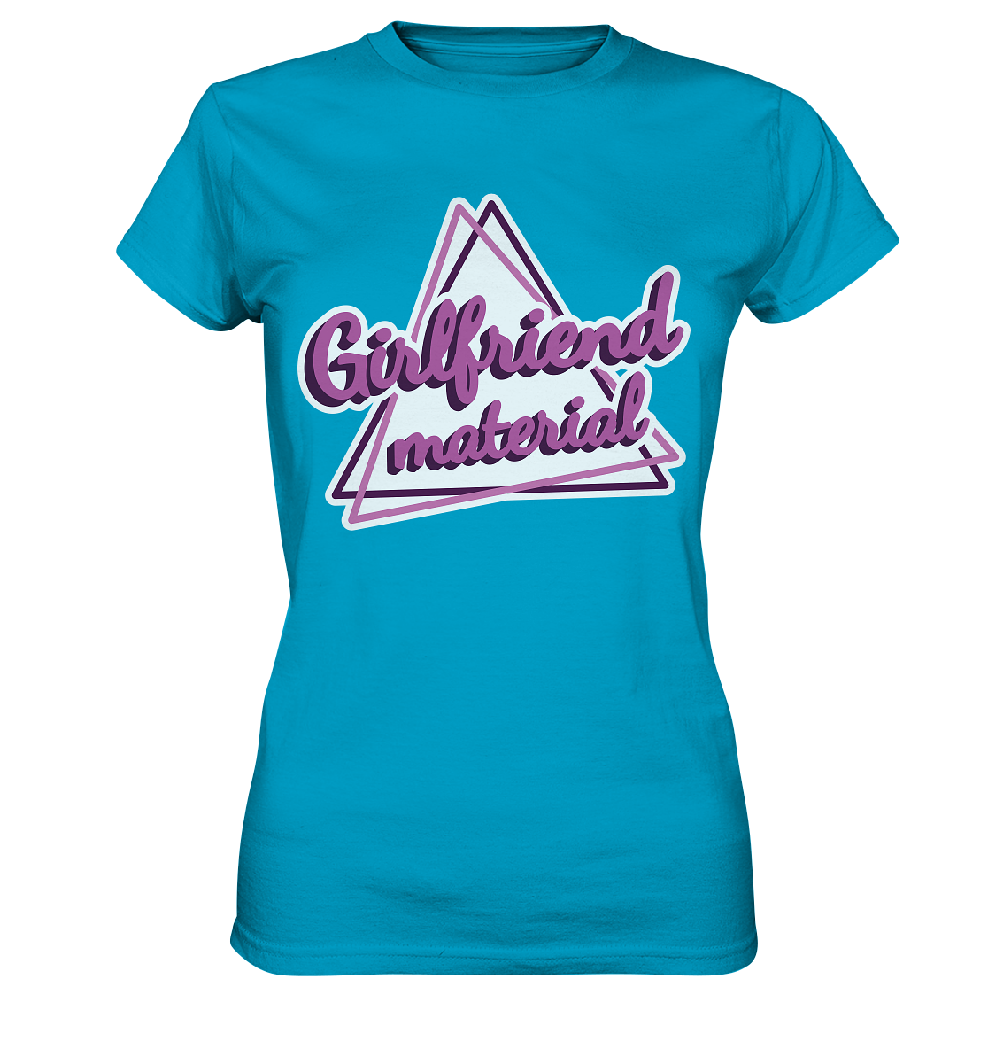 Girlfriend material - Ladies Premium Shirt