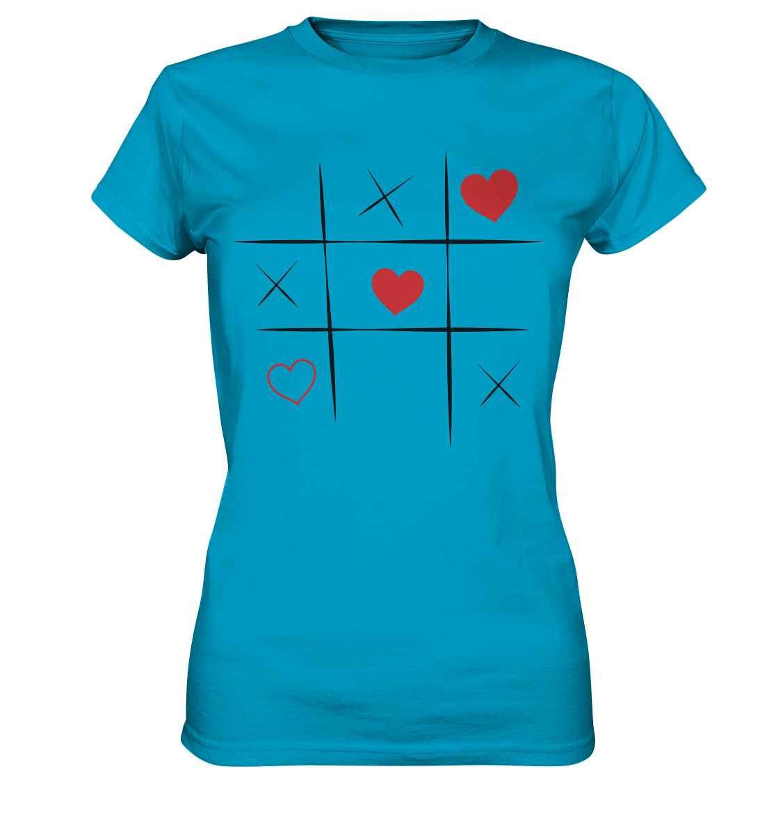 Tic-Tac-Love - Ladies Premium Shirt