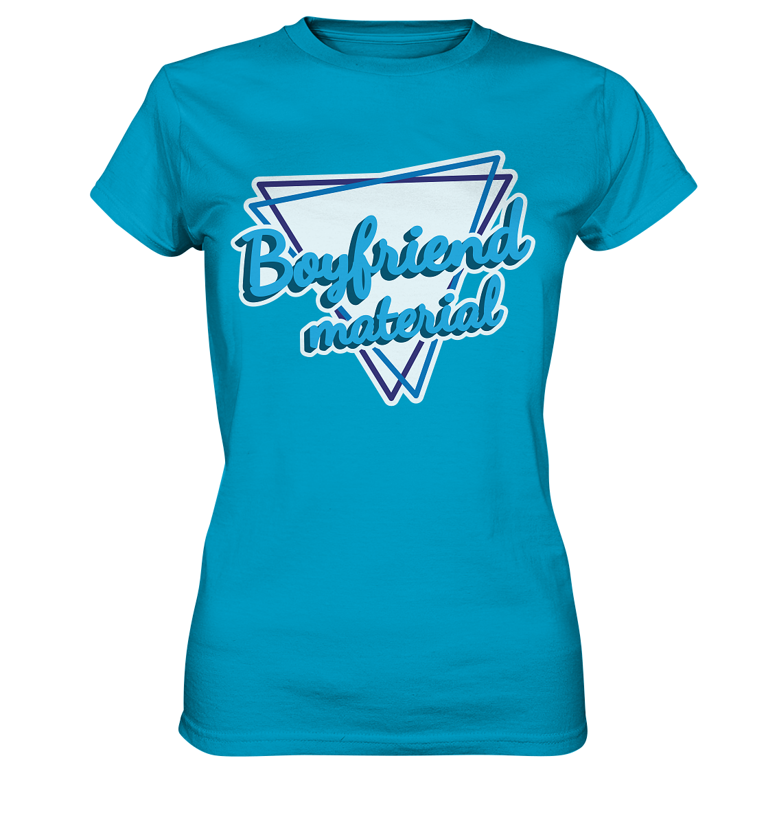 Boyfriend material - Ladies Premium Shirt