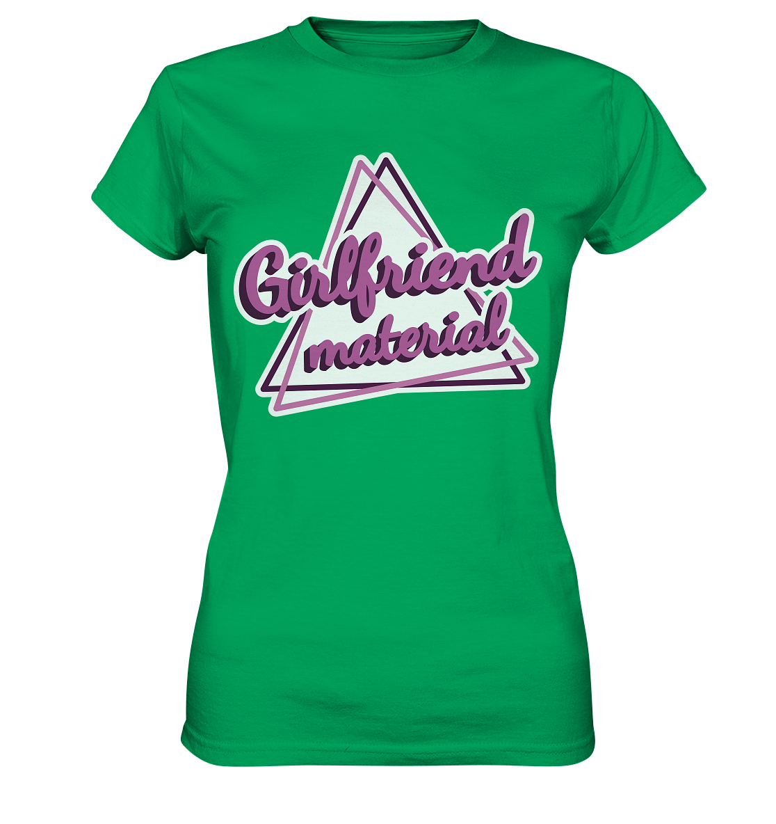 Girlfriend material - Ladies Premium Shirt