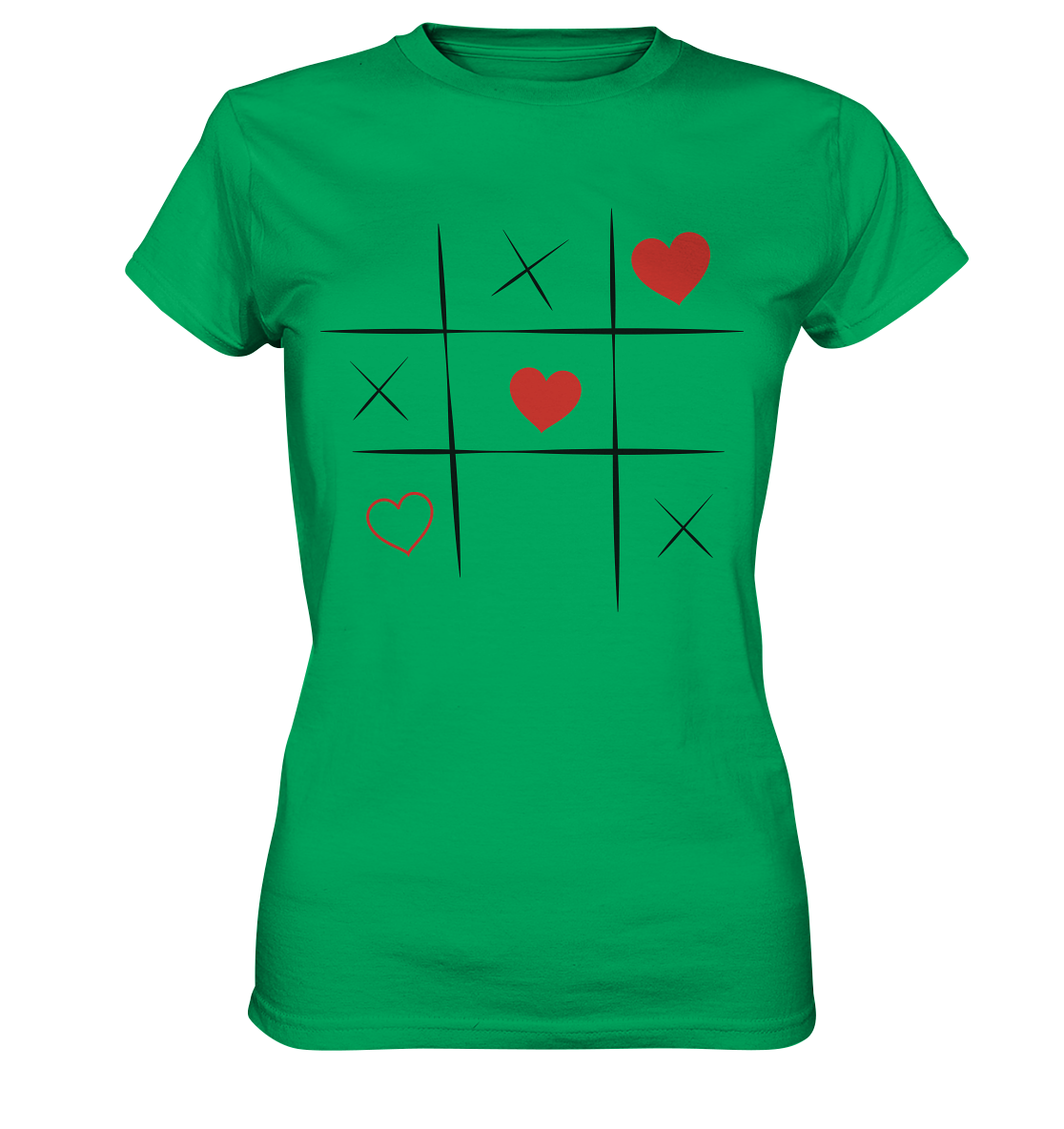 Tic-Tac-Love - Ladies Premium Shirt