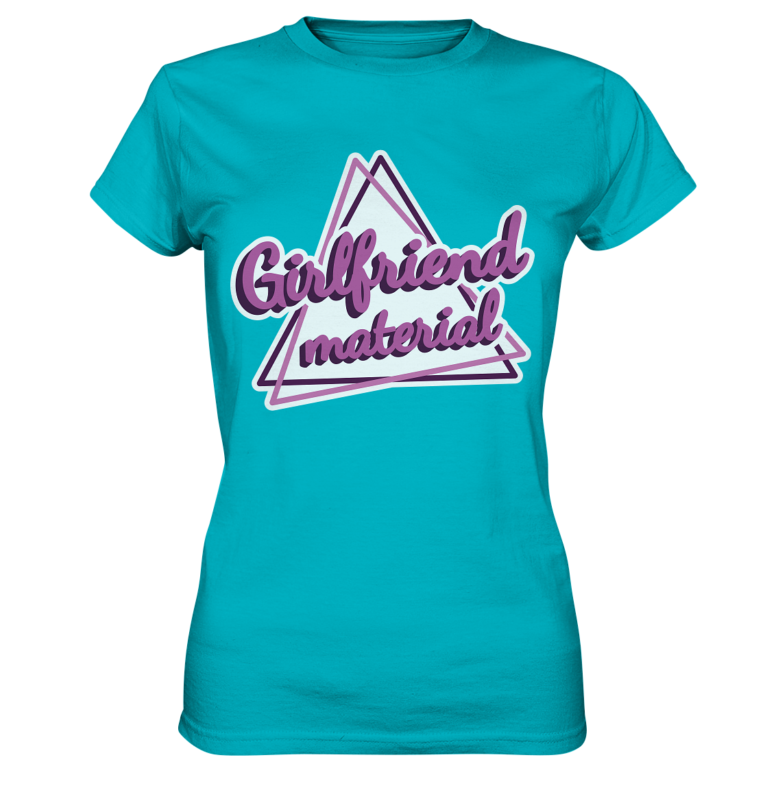 Girlfriend material - Ladies Premium Shirt