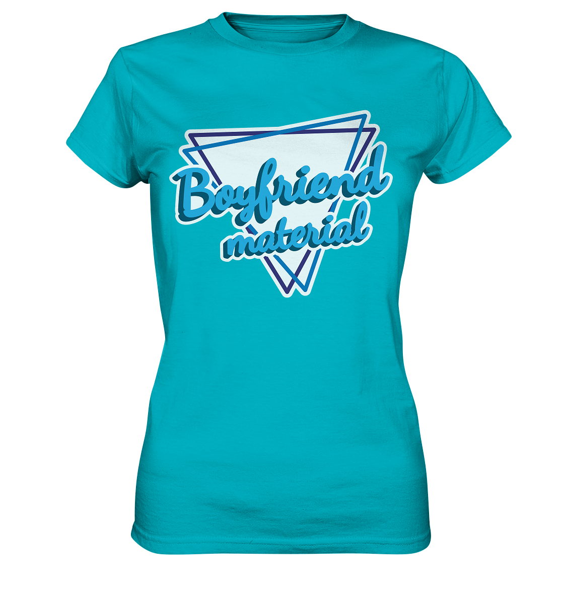 Boyfriend material - Ladies Premium Shirt