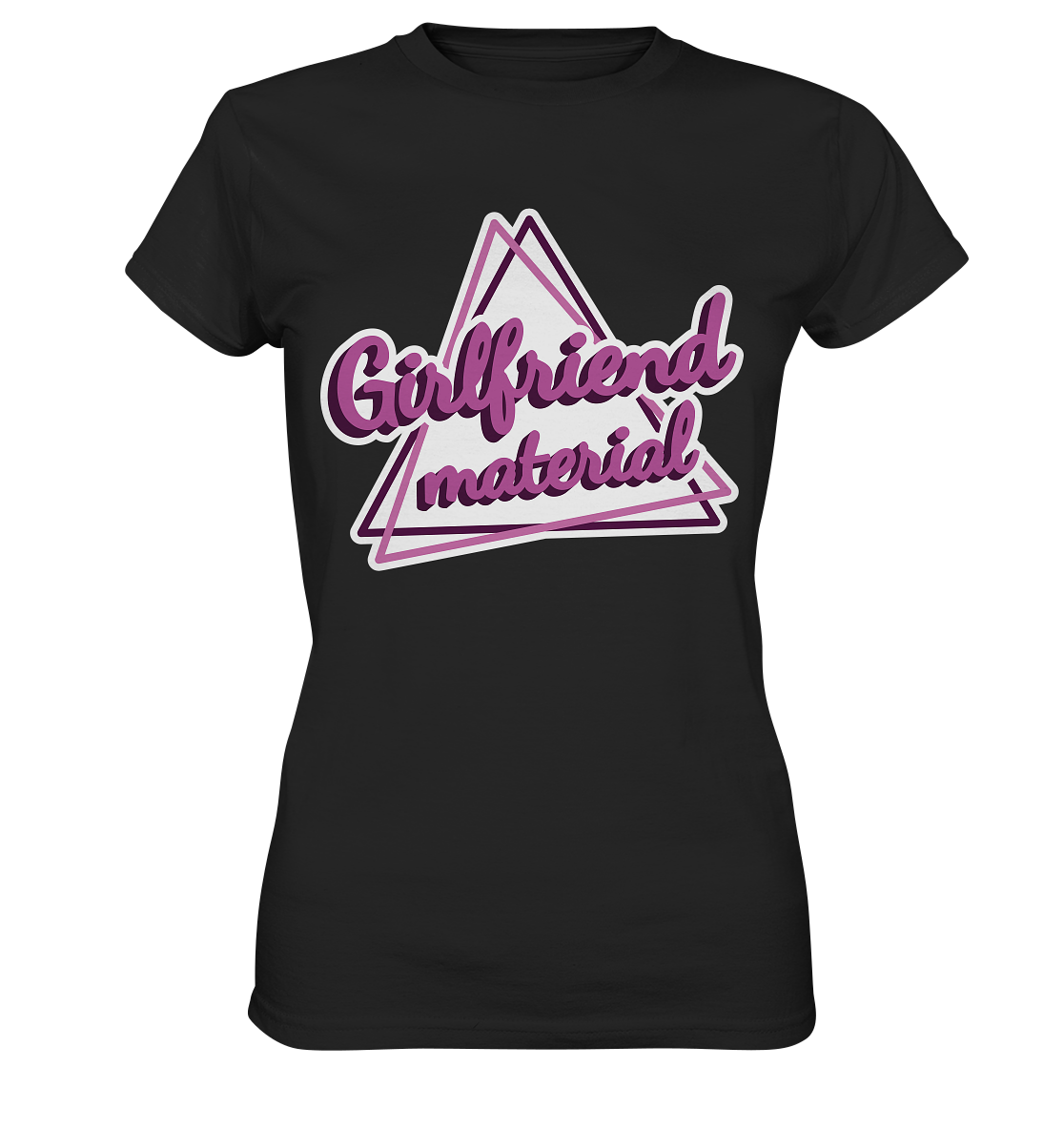 Girlfriend material - Ladies Premium Shirt