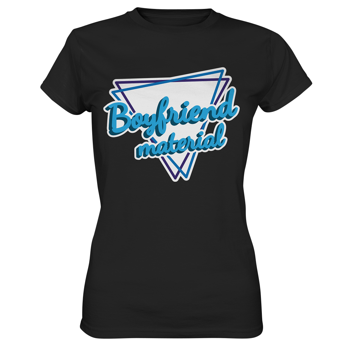 Boyfriend material - Ladies Premium Shirt