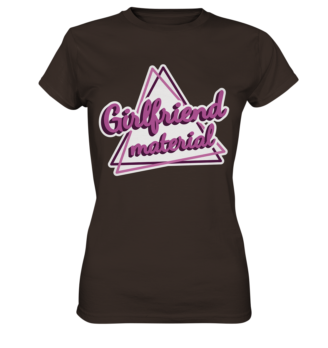 Girlfriend material - Ladies Premium Shirt