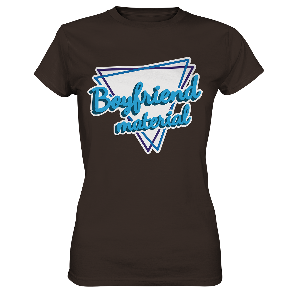 Boyfriend material - Ladies Premium Shirt