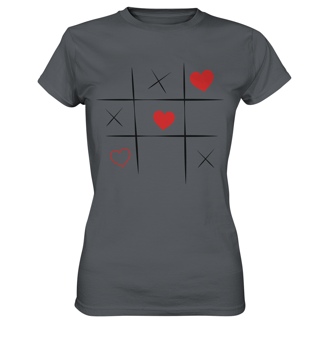 Tic-Tac-Love - Ladies Premium Shirt