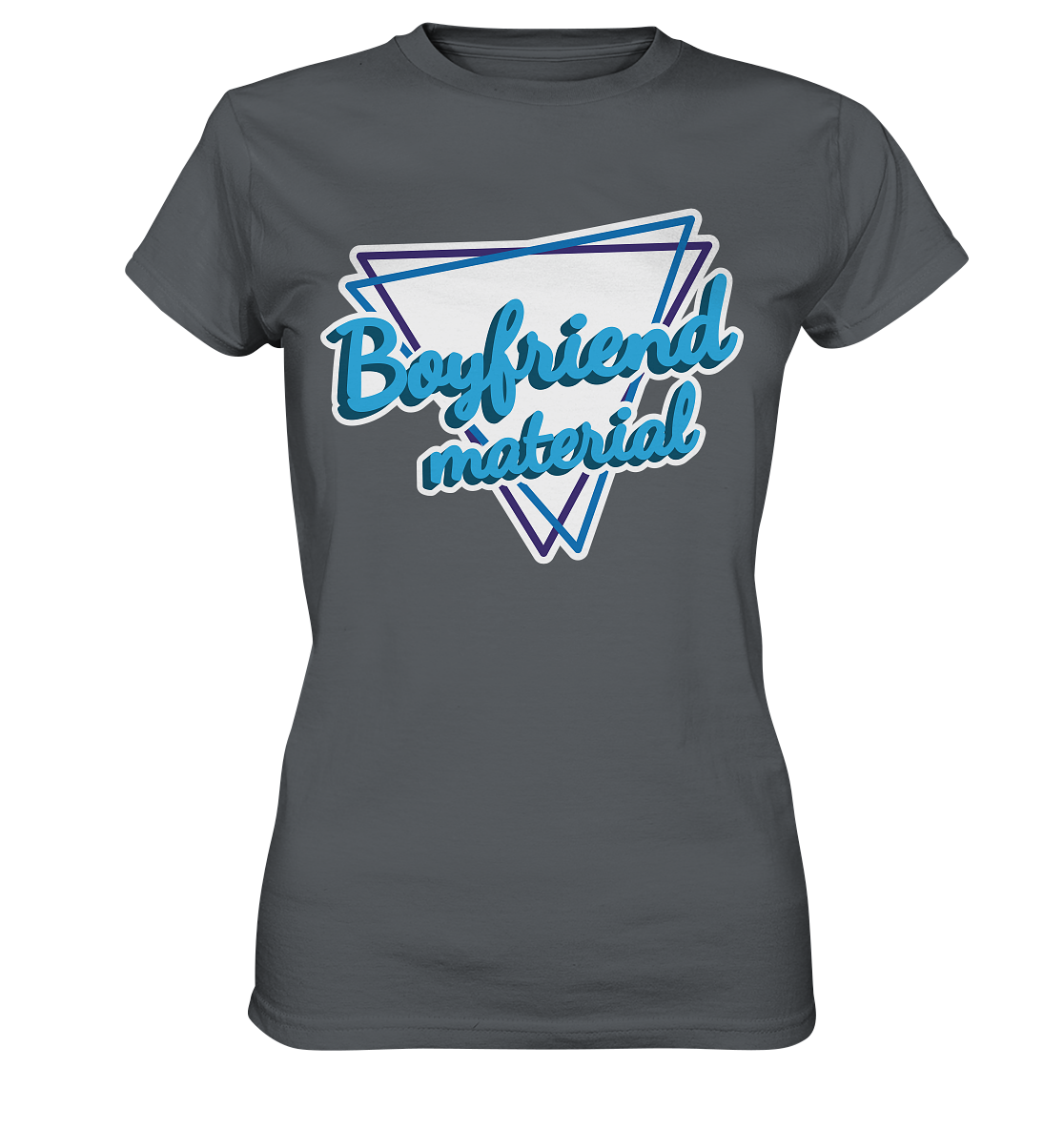 Boyfriend material - Ladies Premium Shirt