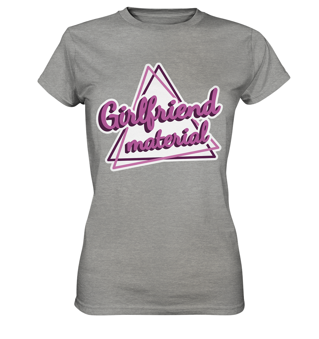 Girlfriend material - Ladies Premium Shirt