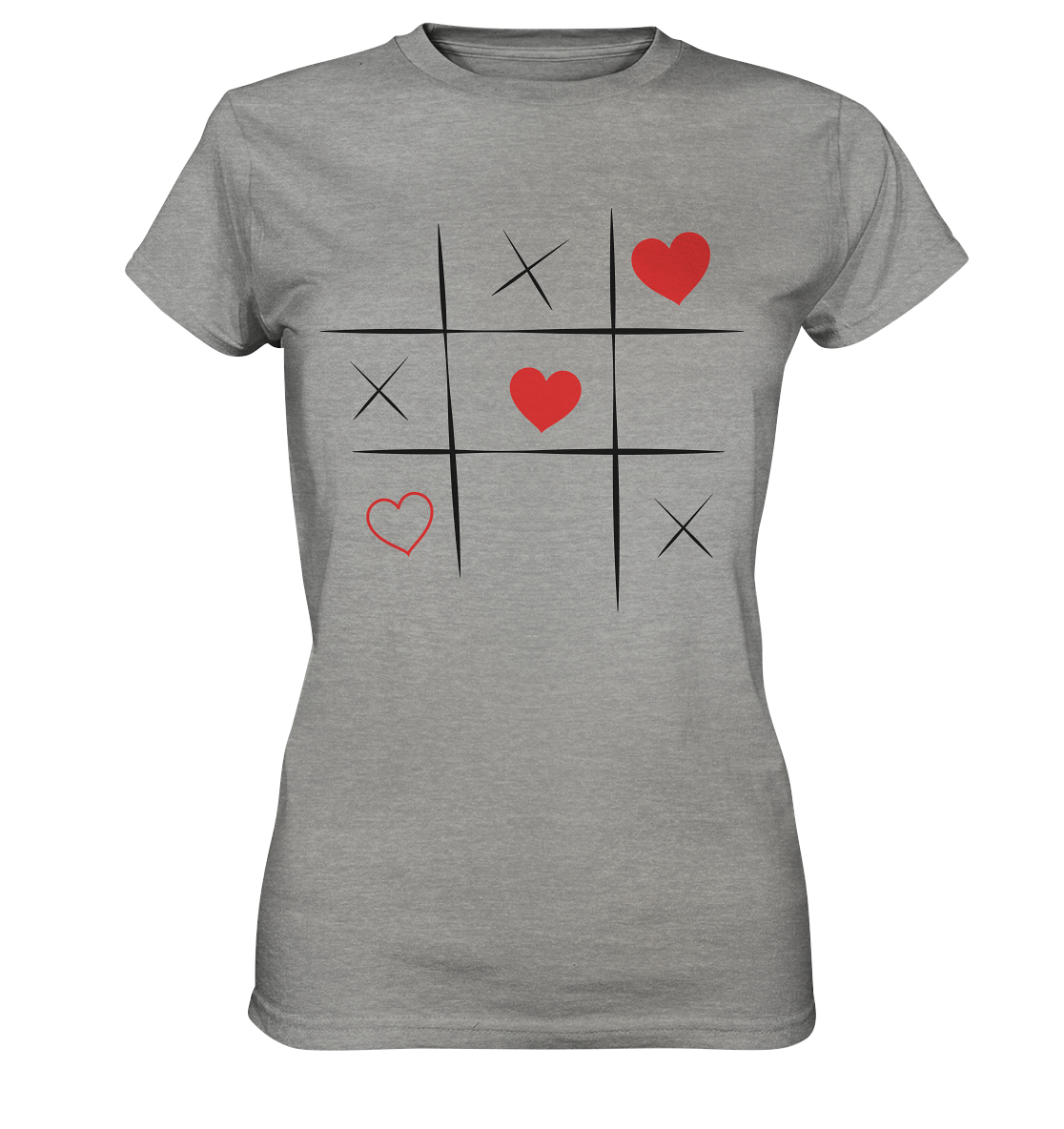 Tic-Tac-Love - Ladies Premium Shirt