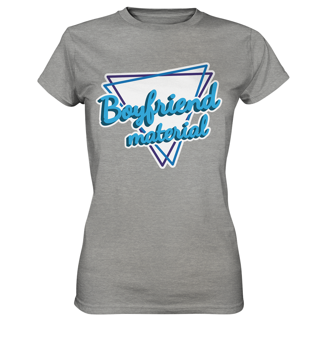 Boyfriend material - Ladies Premium Shirt